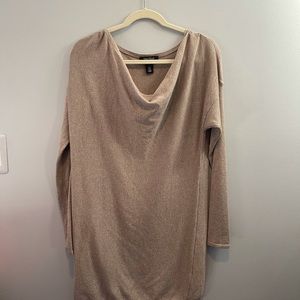 Rose Color Tunic Sweater by White House Black Market